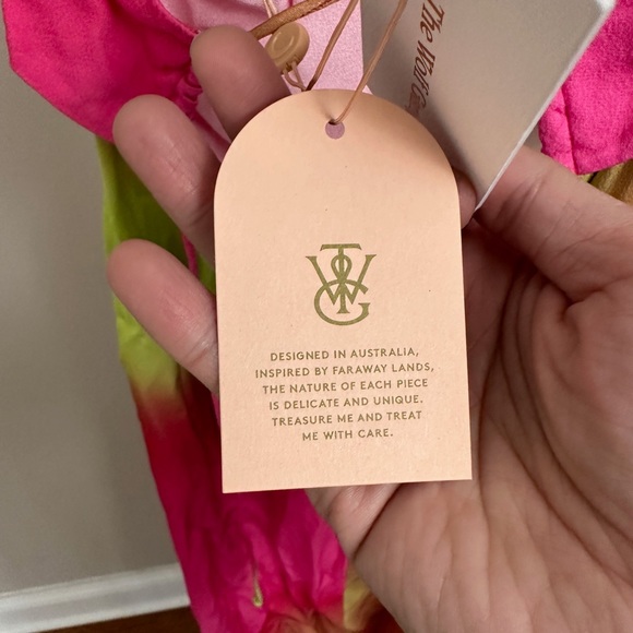 The Wolf Gang Makena Maxi Dress NWT - Picture 8 of 9